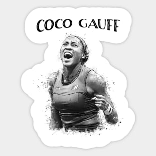 Coco Gauff Sticker